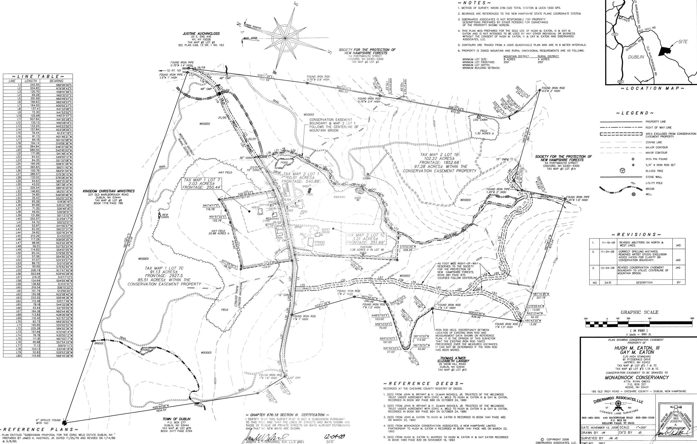 Land Surveying Gallery & Example Projects DiBernardo Associates